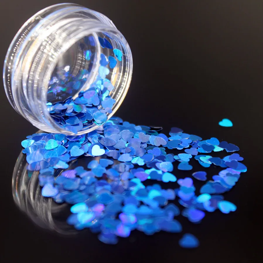 

1Box SELL Dark Bluer Glitter Eyeshadow 12 Color Glitter Eyes Palette Monochrome Eyes Shimmer Powder Makeup Tool Heart Shape