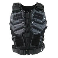 tf3 tactical vest black military swat body armor hunting cs wargame paintball airsoft vests waistcoat with 5 56 magazine pouches