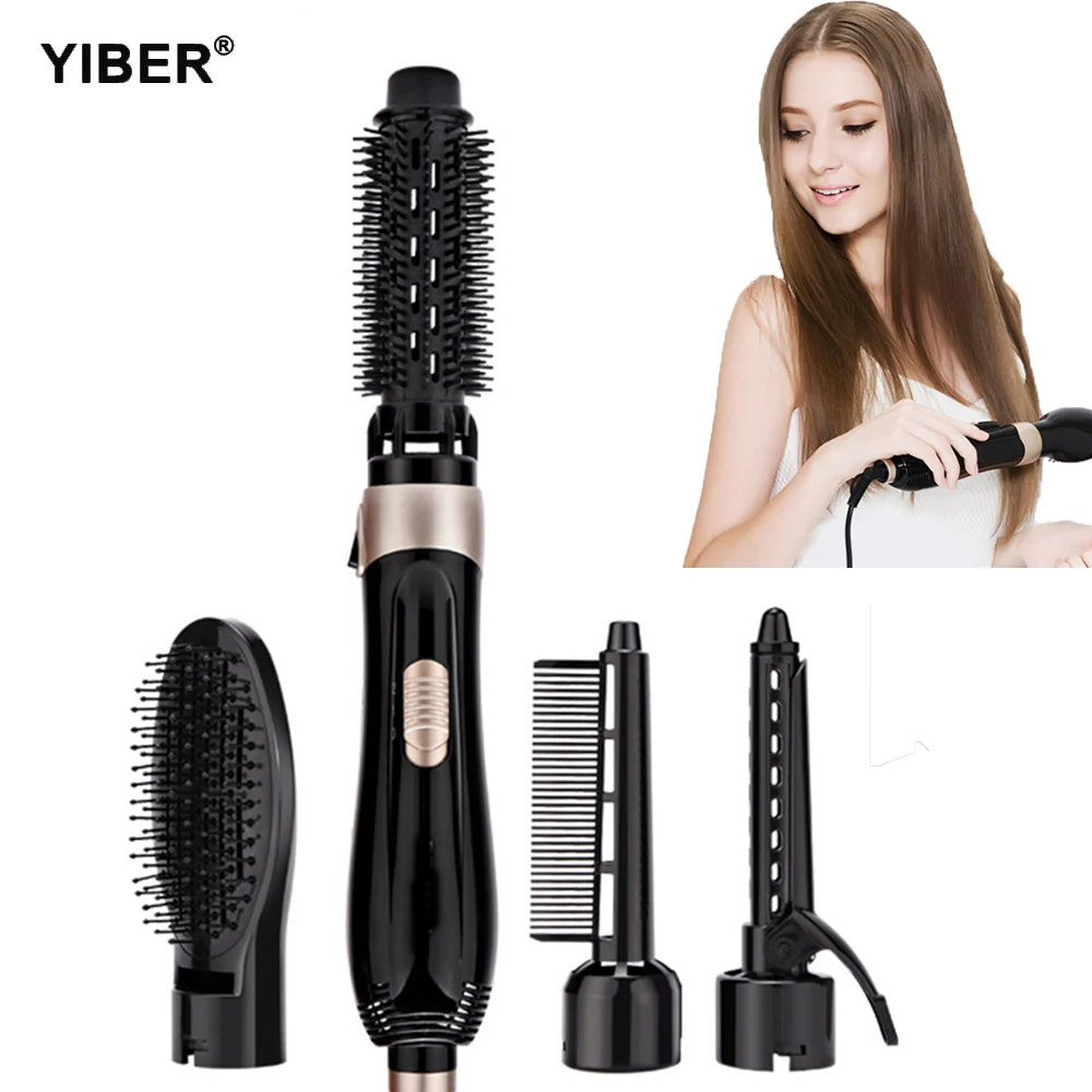 4 в 1 фен для волос расческа ЭЛЕКТРИЧЕСКИЕ расчески выпрямитель выпрямления