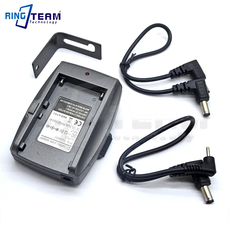 DC 12V NP-F Батарея Мощность передачи питания Системы Адаптер для установки плиты