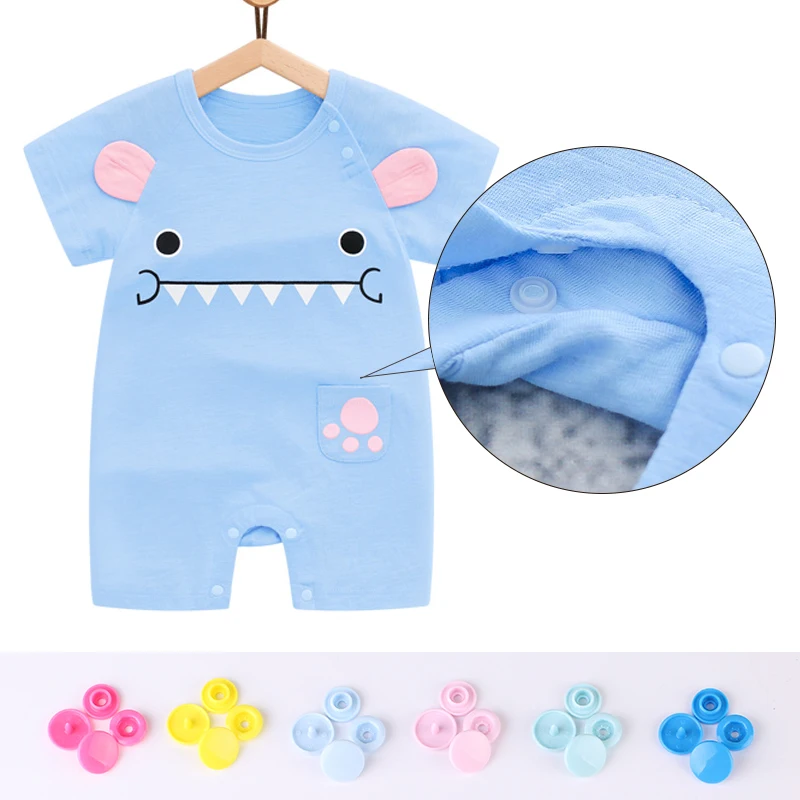 KAM T5 пластиковые защелки на кнопках 100 наборов мешков темная пряжка кнопки