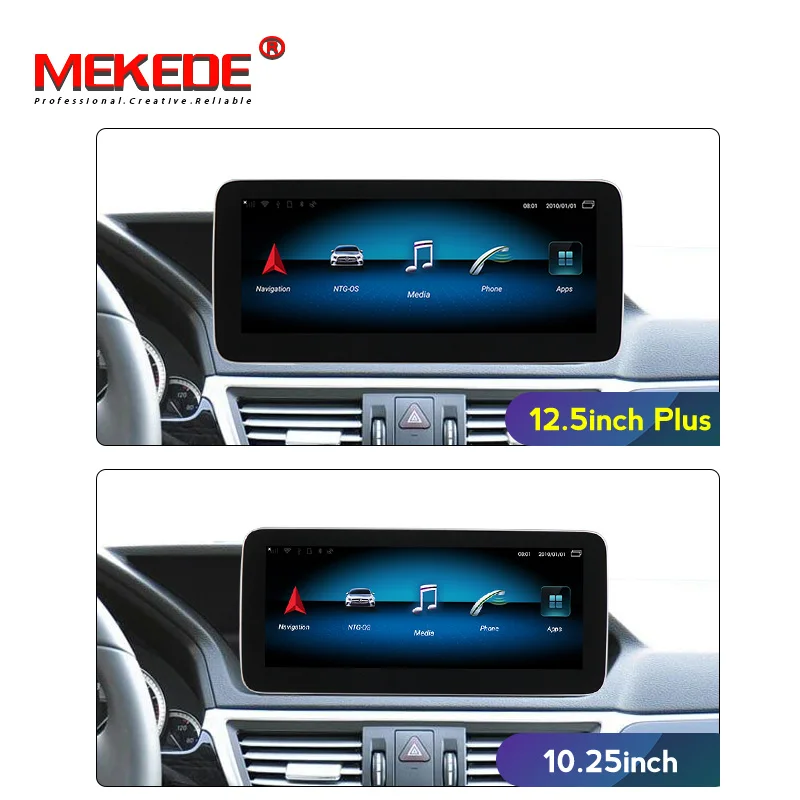 Автомобильный мультимедийный плеер MEKEDE 12 5 дюймов Android 10 0 DVD Радио для Mercedes BENZ E class