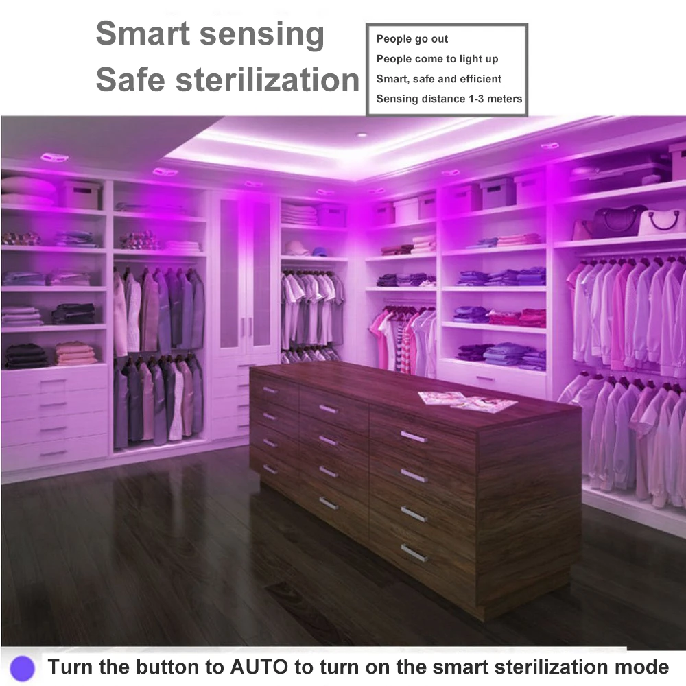 6W germicidal lamp UVC sterilizer dust mite eliminator ultraviolet quartz for bedroom / cabinet | Лампы и освещение
