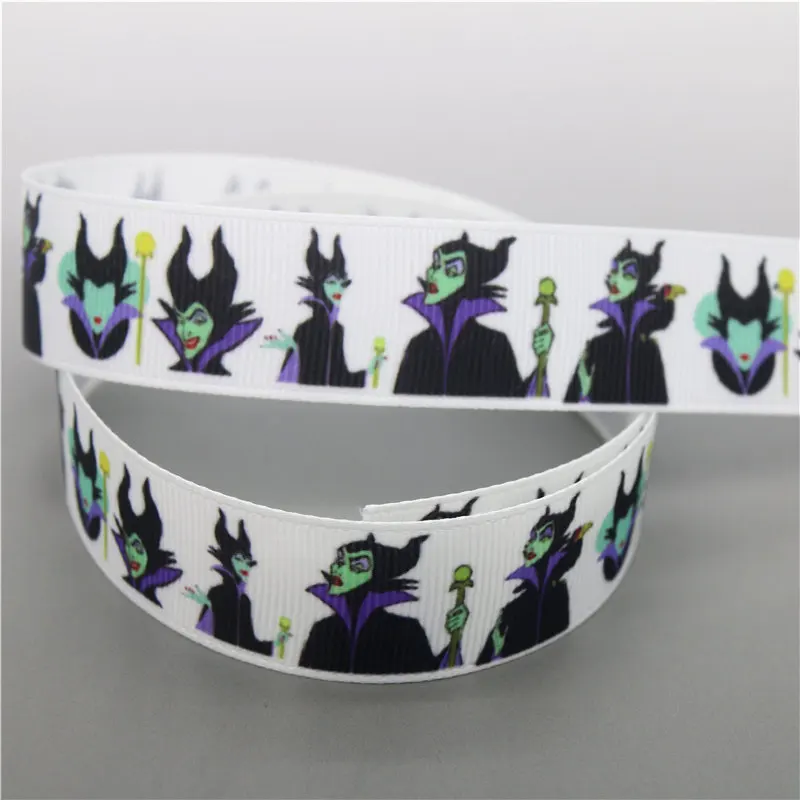DUWES 5 ярдов мультяшная утка обезьянка Печатный Grosgrain искусственный бант головные