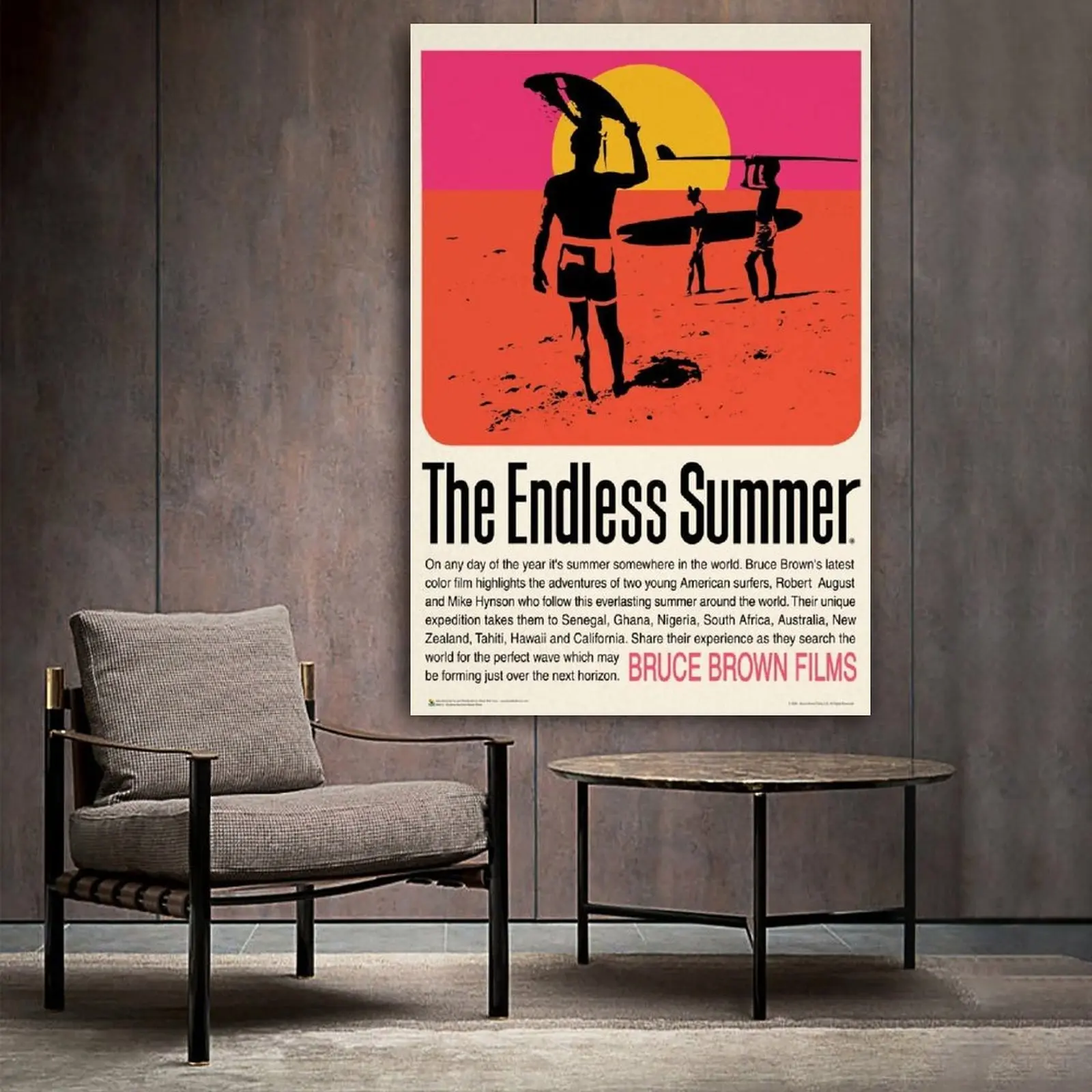 

The Endless Summer Retro Movie HD Print on Canvas Painting Wall Art for Living Room Decor Boy Gift