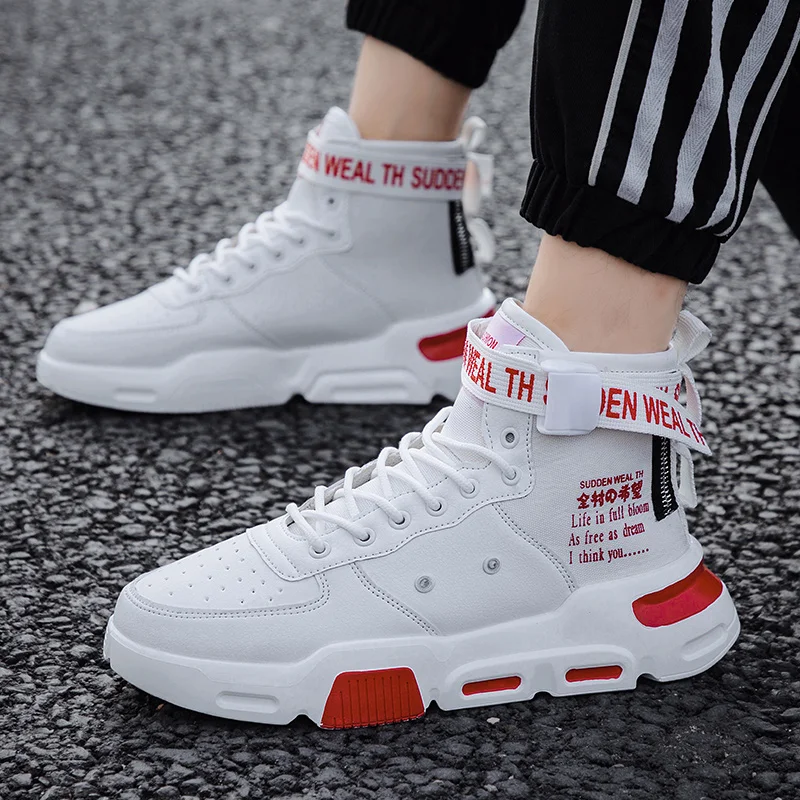 Кроссовки Bomlight мужские высокие дизайнерские дышащие сетчатые повседневная