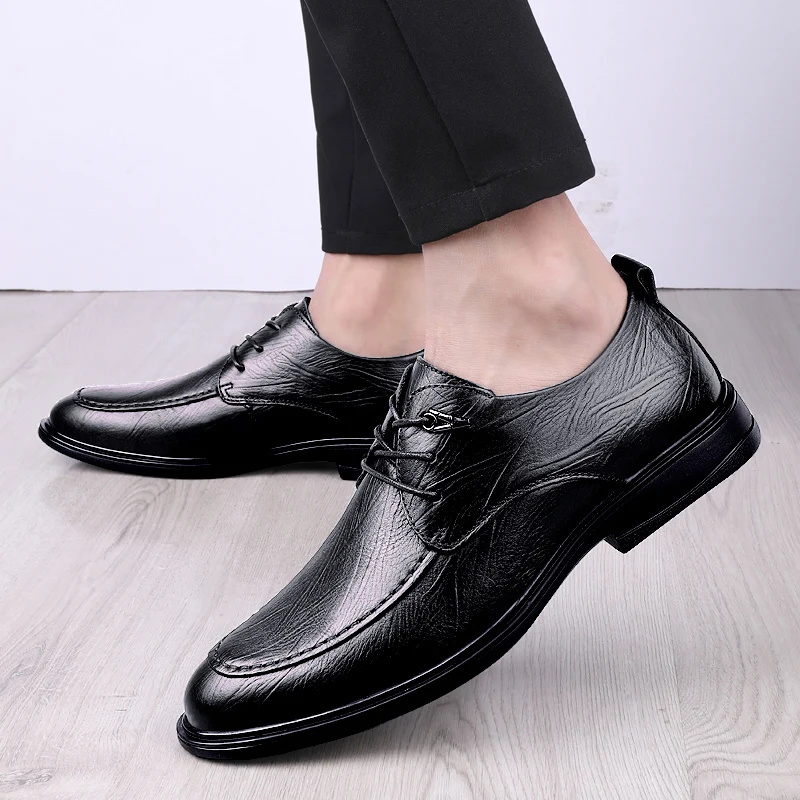 

Italian Formal Shoes Men lace up oxfords Wedding Dress Shoes Men genuine Leather Oxford Shoes for Men Chaussures Hommes