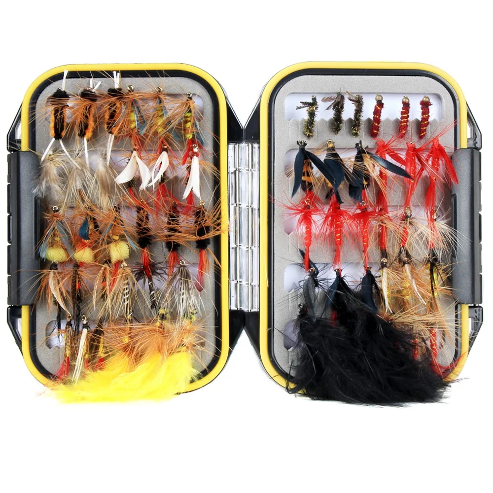 

28 Types of Bionic Fly Hook Lure Fishing Gear and Fake Bait Set Small Box Fly Hook A Set