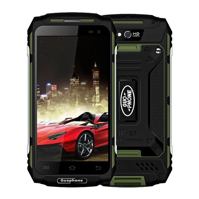 Guophone X2 5," 5500 мАч MTK6737 четырехъядерный процессор 2 Гб ОЗУ 16 Гб ПЗУ Android 6,0 gps 8MP 3g WCDMA LTE водонепроницаемый смартфон Rover X2 - Цвет: Зеленый