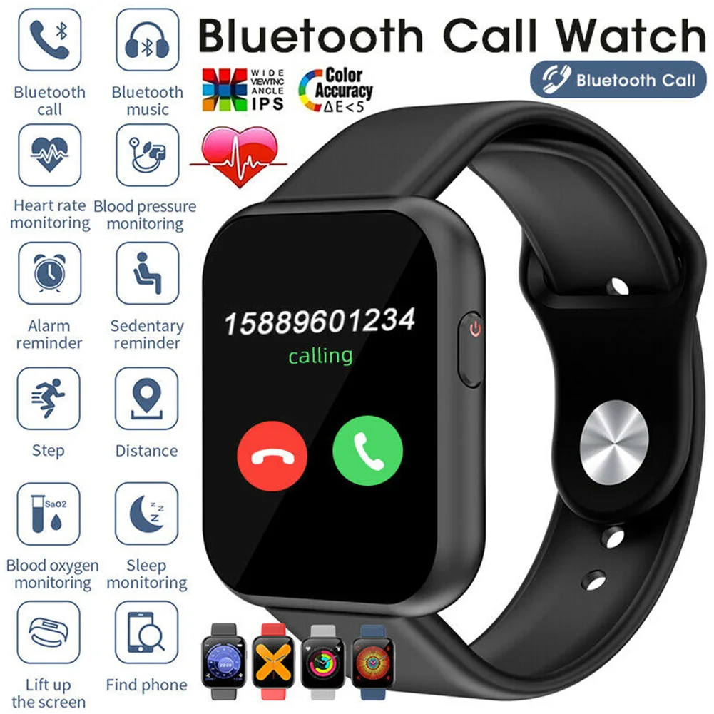 

2021 Sports Waterproof Bluetooth SmartWatch Women Full Touch Screen Smart Watch Men Call Phone For iPhone IOS Android Samsung