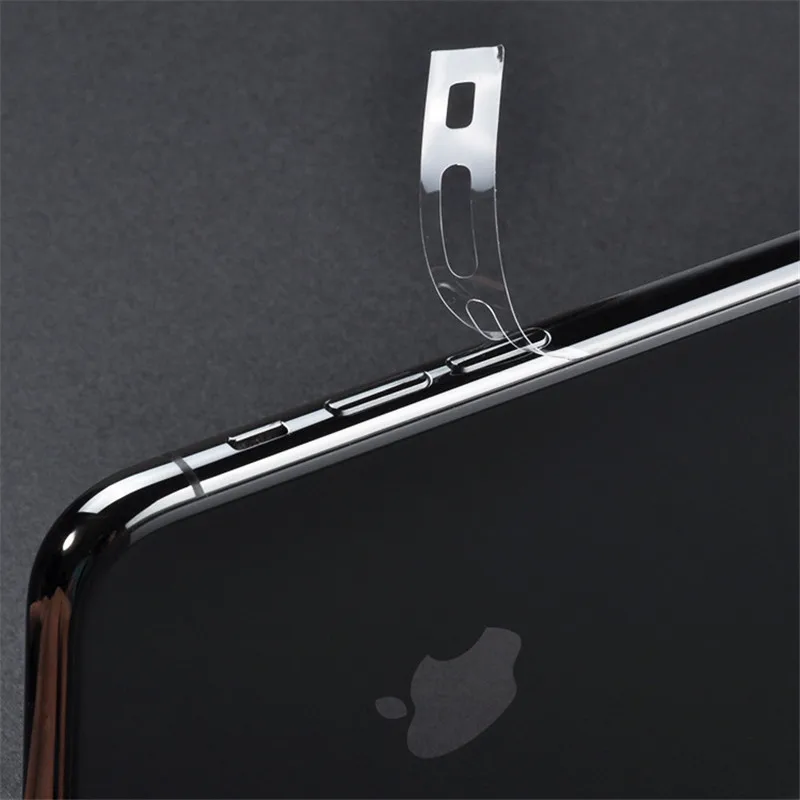 Ультратонкая наклейка для iPhone X XR XS MAX на боковую пленку 11 Pro Max 8 Plus из углеродного