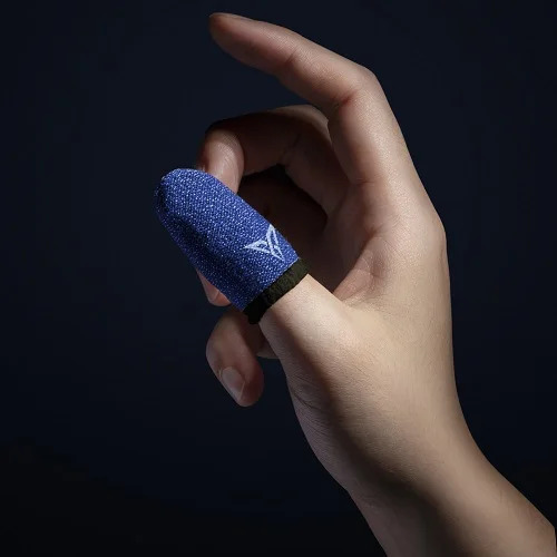 Blue 2 Pairs Flydigi ОСА щупы 2 пальца рукав пот-доказательство палец крышка мобильный телефон планшет PUBG игры сенсорный экран большой палец - Цвет: Blue 2 Pairs