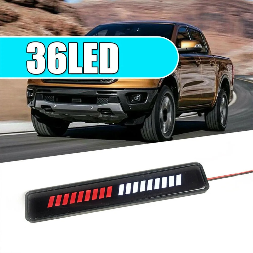 

Waterproof Car Front Grille Badge Illuminated Decal Lamp Universal LED Light Badge 163*28mm ABS Item 12V