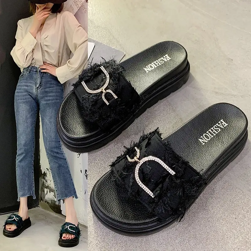 

Женские летние однотонные шлепанцы с бантом, дизайнерские шлепанцы с надписью, женская обувь, новинка 2021