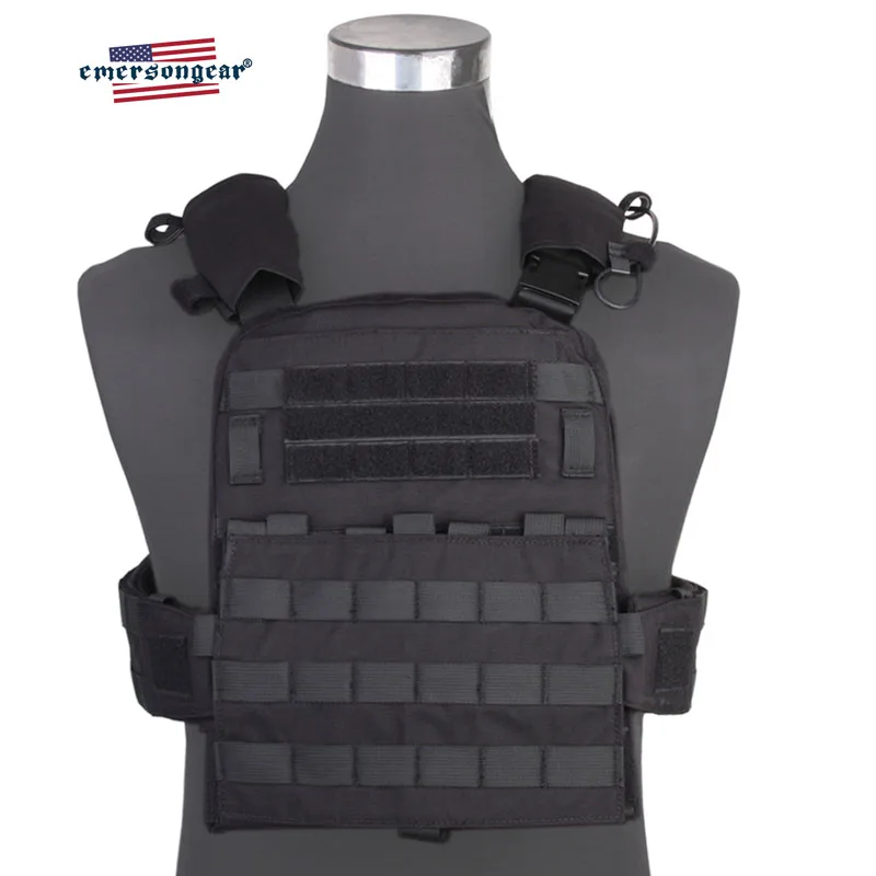 BK Emerson gear Emerson CP стиль AVS адаптивный жилет Тяжелая версия военные, армейские, охотничьи плиты перевозчика Броня CS gear - Цвет: BK