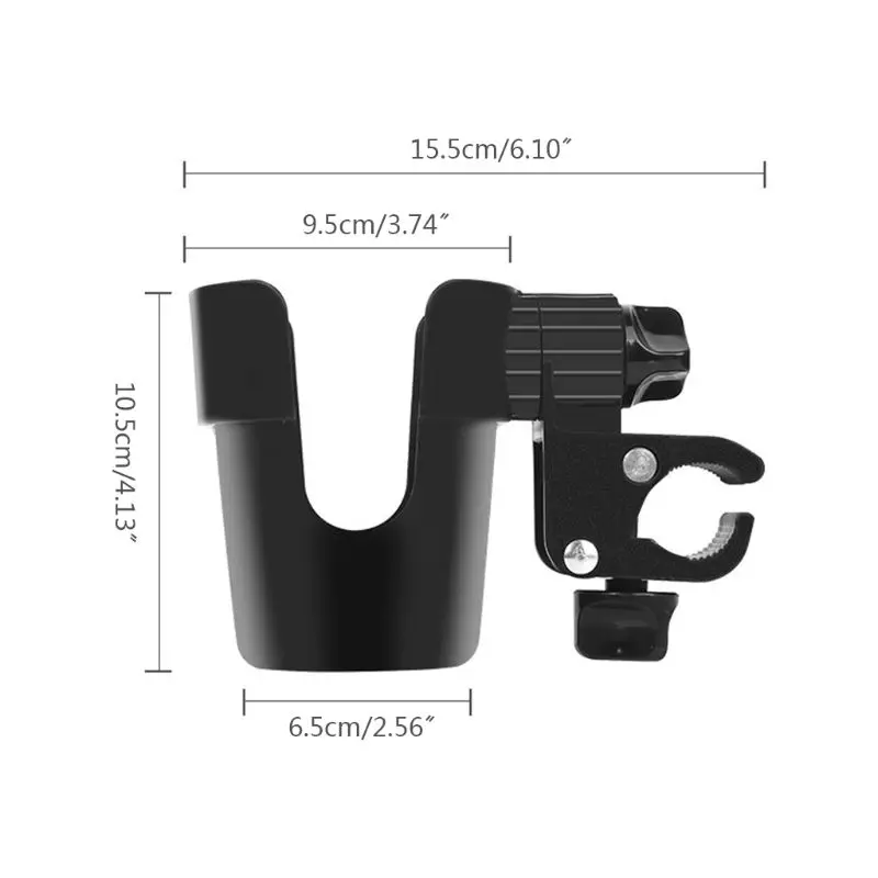 

Baby Carriage Cup Holder Children Bike Bicycle Cart Bottle Rack 360 Rotatable Stroller Accessory