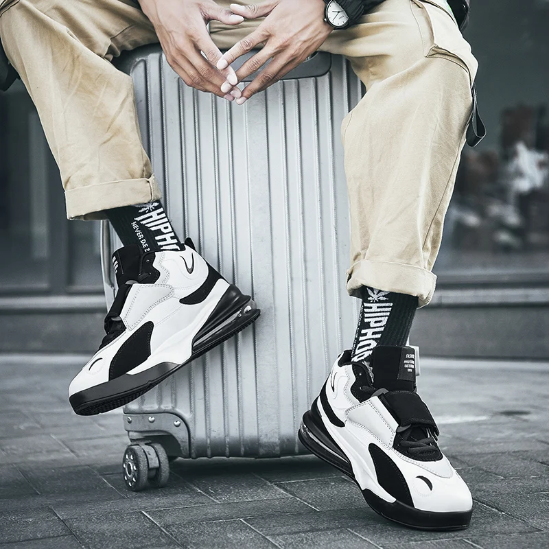 Ретро кроссовки баскетбольные Мужские дышащие Нескользящие осенне зимняя