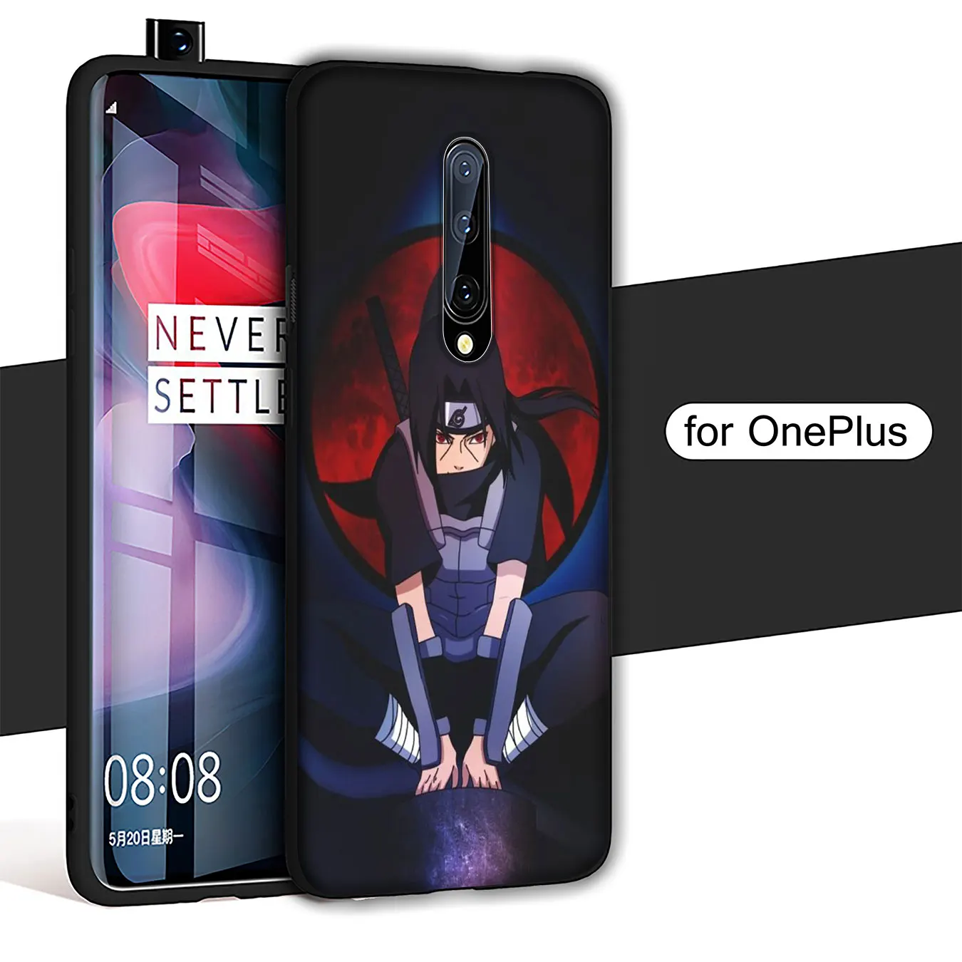 IYICAO Naruto Uchiha Itachi Sasuke Мягкий силиконовый чехол для телефона Oneplus 7T 7 Pro 6T 5 5T черный из