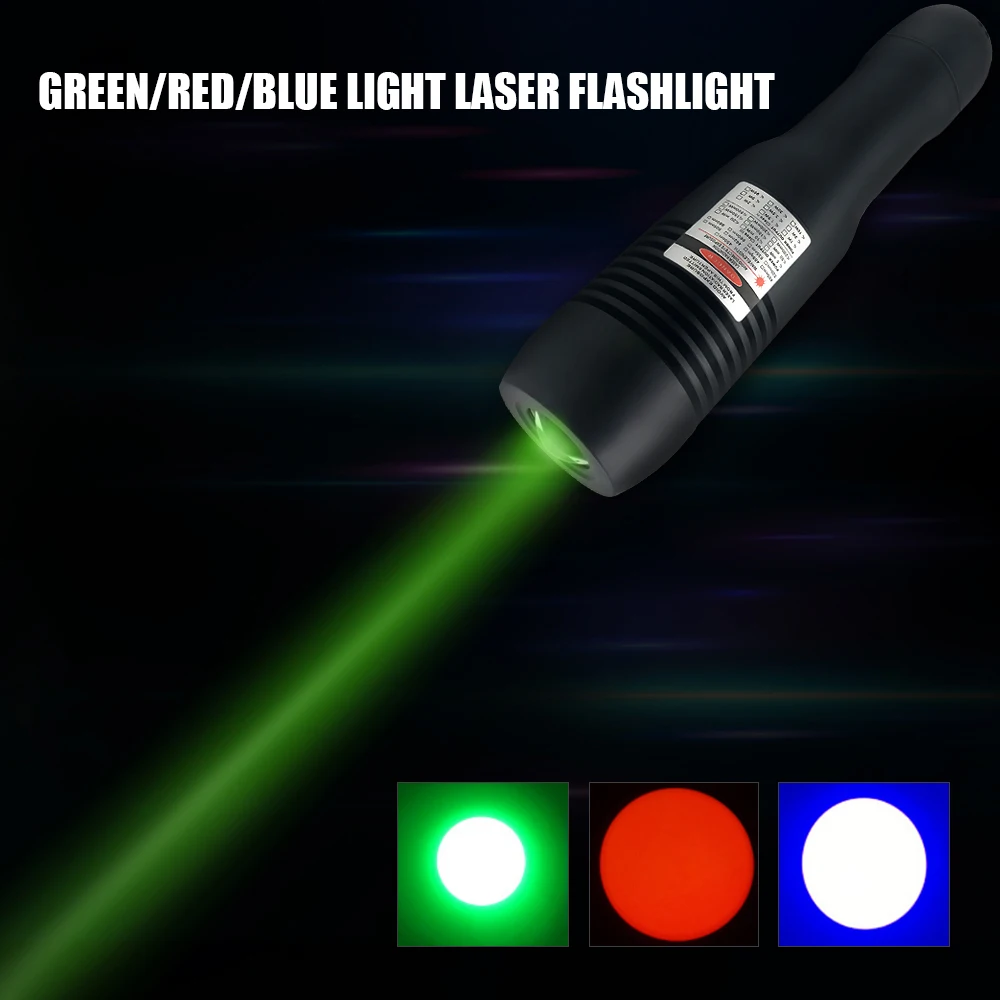 

Green/Red/Blue Light Laser Flashlight