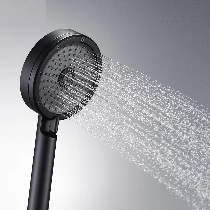 pressurzied shower head spray rainforest bubbler three modes adjustable high quality water saving universal bathroom accessories free global shipping