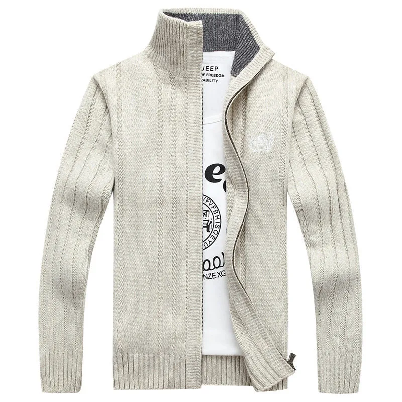 2019 мужской свитер осень зима шерстяной толстый кардиган 2018 Модная брендовая