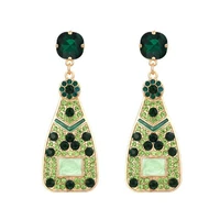 oorbellen statement for women earrings drop wine glass pendant earrings rhinestone earrings hot selling jewelry accessories
