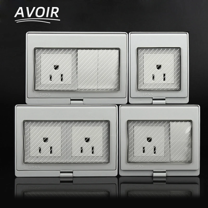 Avoir IP55 США Канада Водонепроницаемая Пыленепроницаемая наружная розетка внешняя
