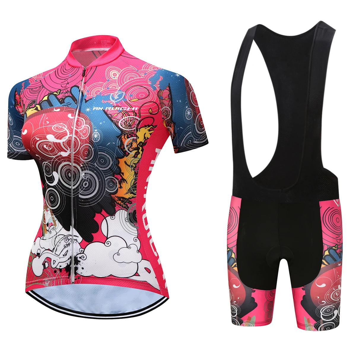 Женская велосипедная одежда велосипедный комплект из Джерси женская для