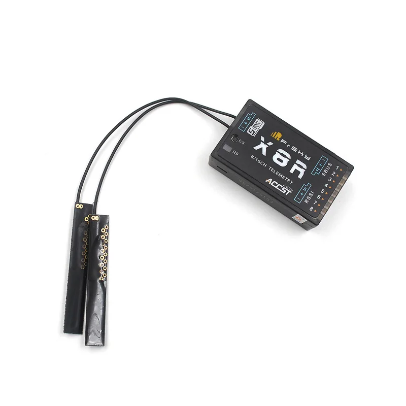 100% Новый оригинальный FrSky X8R 2 4G приемник 8/16CH для Taranis X9D PLUS PCB антенна X7 X12S D16