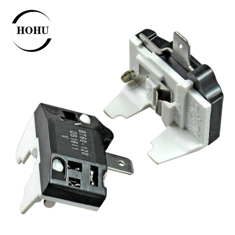 

2Pcs Refrigerator Thermal Overload Protector 1/3HP 250W Compressor Replacement