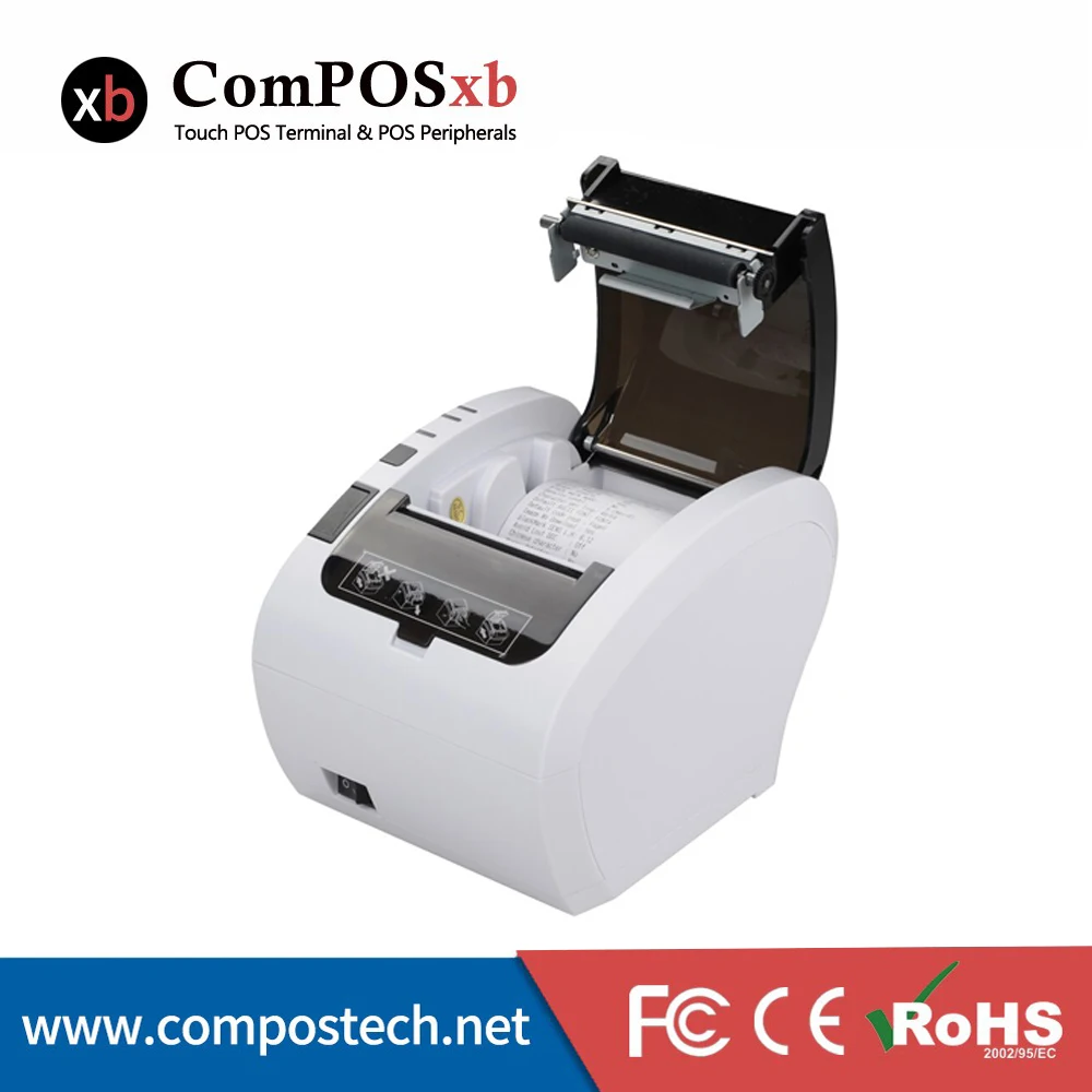 Фотопринтер 80 мм термочековый принтер мобильный чековый с термобумажным