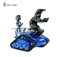 xiaor geek th x educational kit ai intelligent robot tank kits programmable education smart robot car with stm 32