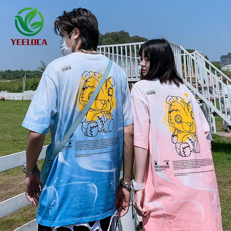 Dropship эскиз рисунком и аппликацией Медведь футболка для мальчиков с надписью пара