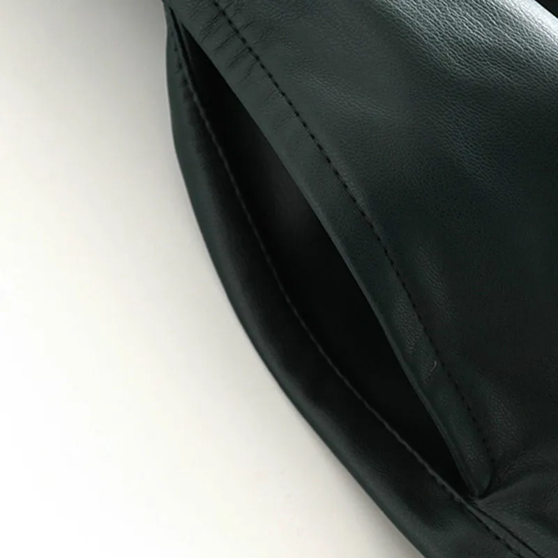 Женская шикарная юбка из искусственной кожи женская зимняя мини-юбка с