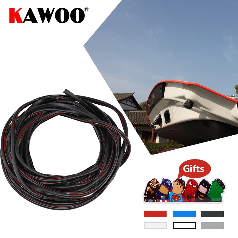 Автомобильные щетки KAWOO боковых кромок с защитой от царапин аварии газа защита