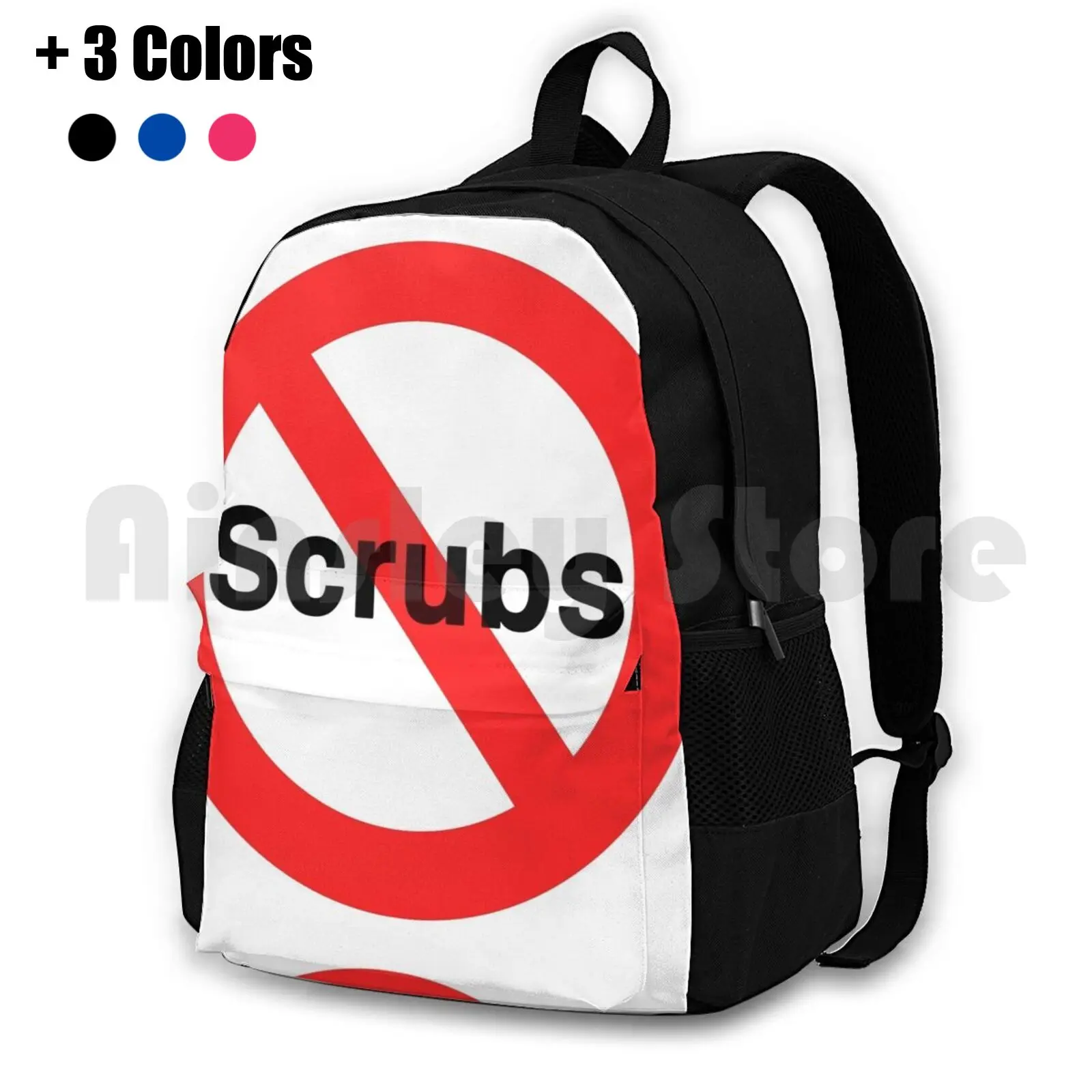 No / Scrubs Outdoor Hiking Backpack Waterproof Camping Travel No Scrubs Music Tlc Vintage 90S Girls Signal