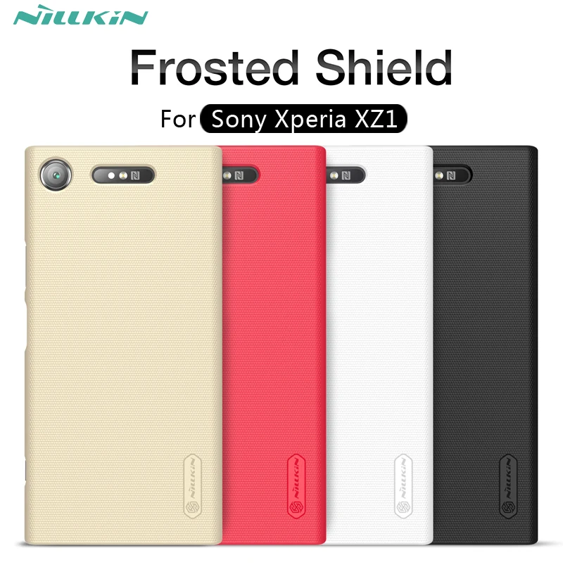 Матовый чехол NILLKIN для Sony Xperia XZ1 жесткий накладка G8341 G8342|case for sony|case forcase sony xperia |