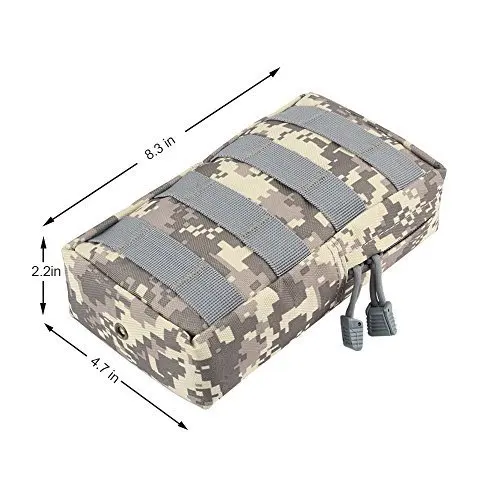 Военная Тактическая Сумка Molle аксессуар сумка армейская тренировочная уличная охотничья походная износостойкая дорожная сумка для инструментов - Color: Only 1 ACU
