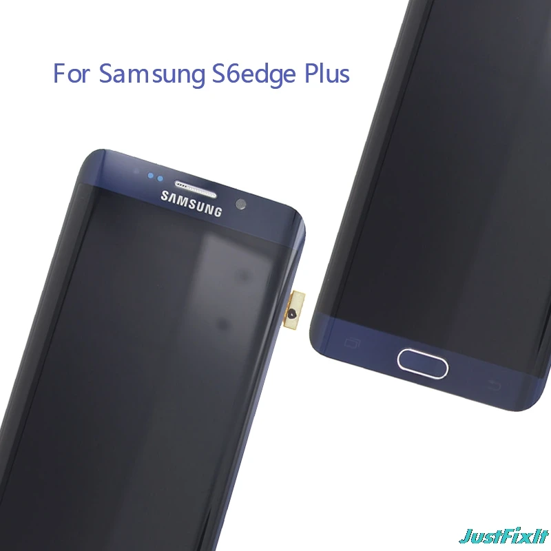 Для SAMSUNG GALAXY S6 edge plus G928F G928FD горящий в тени ЖК-дисплей сенсорный экран дигитайзер супер Amoled Замена