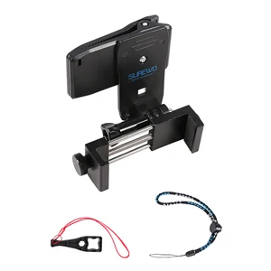 phone holder mount outdoor 360 degree rotating sports backpack clamp adjustable fixing action camera black fit for gopro free global shipping