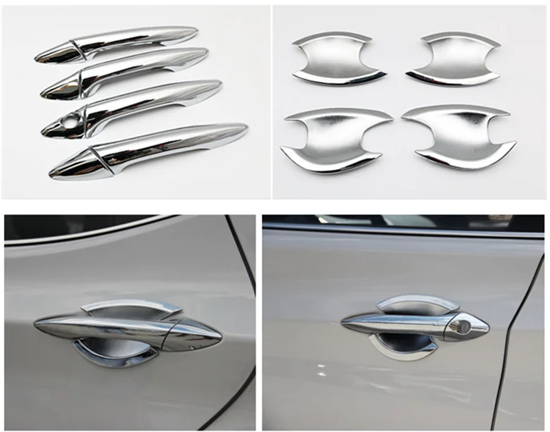 Новая хромированная крышка для автомобильной двери + чаша Hyundai Elantra 2012 2013 2014 2015 2016