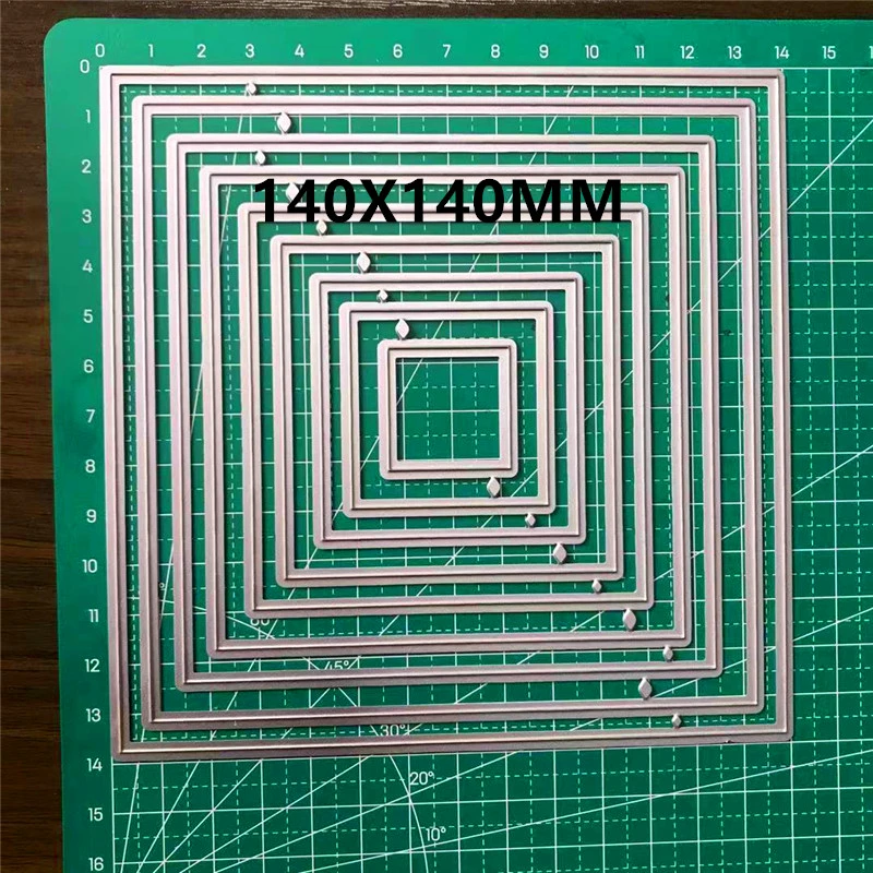 Квадратная рамка металлические штампы и для сделай сам Скрапбукинг изготовление