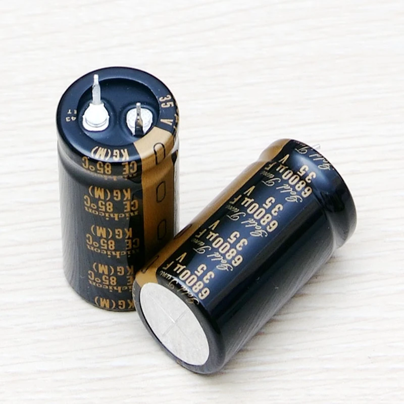 2 шт. hifi аудио электролитический конденсатор Nichicon серии KG 6800 мкФ 35V совершенно