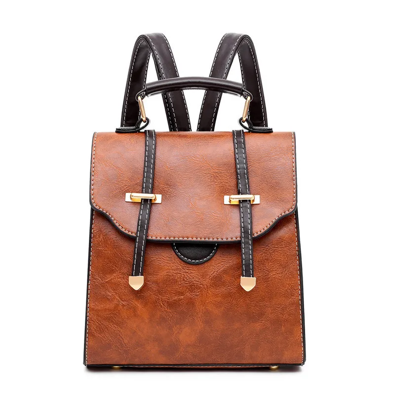 

New Stylish Vintage Women's Bag College Style Backpack Casual Bag Personality Large Tide