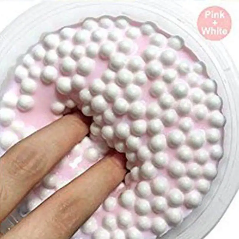 Afdswg хлопок грязь слизи тык грязи рамен грязи Diy Пластиковый декомпрессионный кран 60 мл Squishies игрушка экструзии - Цвет: Light pink 60ml