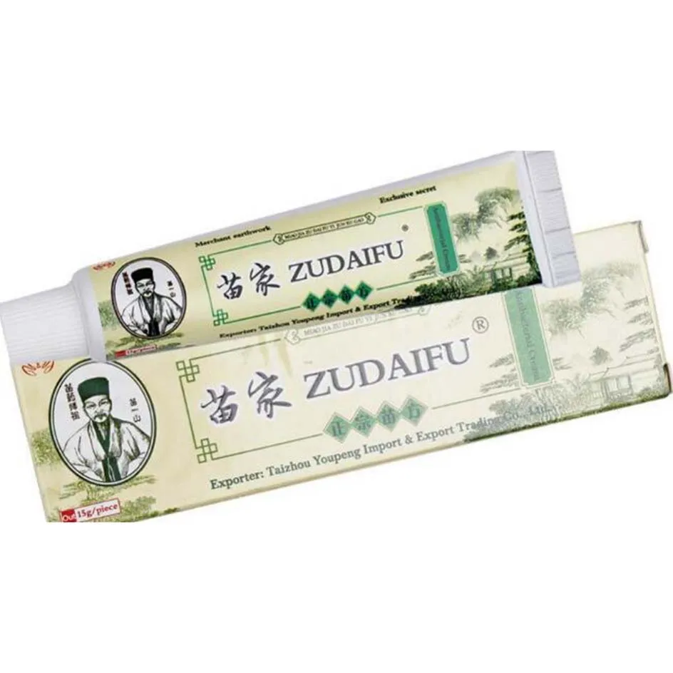 

20Pcs Original Zudaifu Body Psoriasis Cream Skin Care Ointment 15G Dropshipping (With Box)