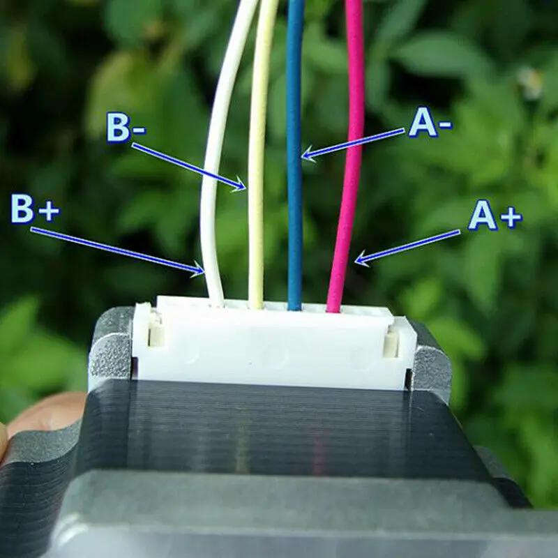 2-фазный 4-проводной шаговый двигатель 57 мм постоянный ток 12 В Вольт большой
