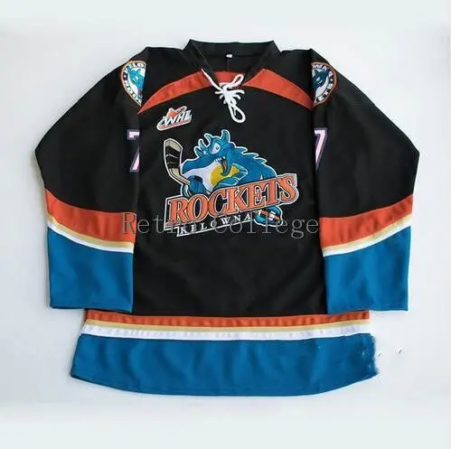 Свитер с вышивкой Kelowna Rockets 7 Lucas Johansen 10 Duncan Keith MEN'S сшитый по индивидуальному