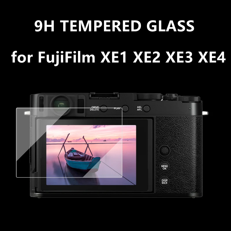 Закаленное стекло для камеры Fuji XE1 XE2 XE3 XE4 9H FujiFilm X-E4 X-E3 X-E2 X-E1 2 шт. - купить по