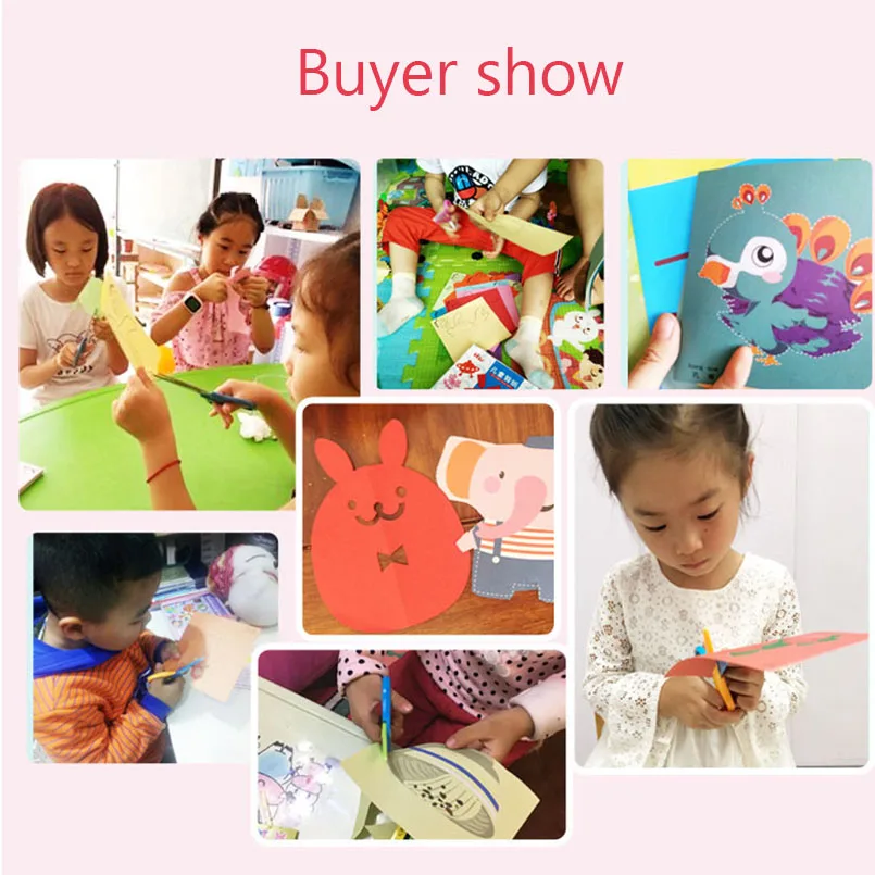 

54 PCS Children Origami Paper Book for Animal Pattern 3D Puzzle DIY Folding Toy Kids Handmade Kindergarten Arts and Crafts Toys
